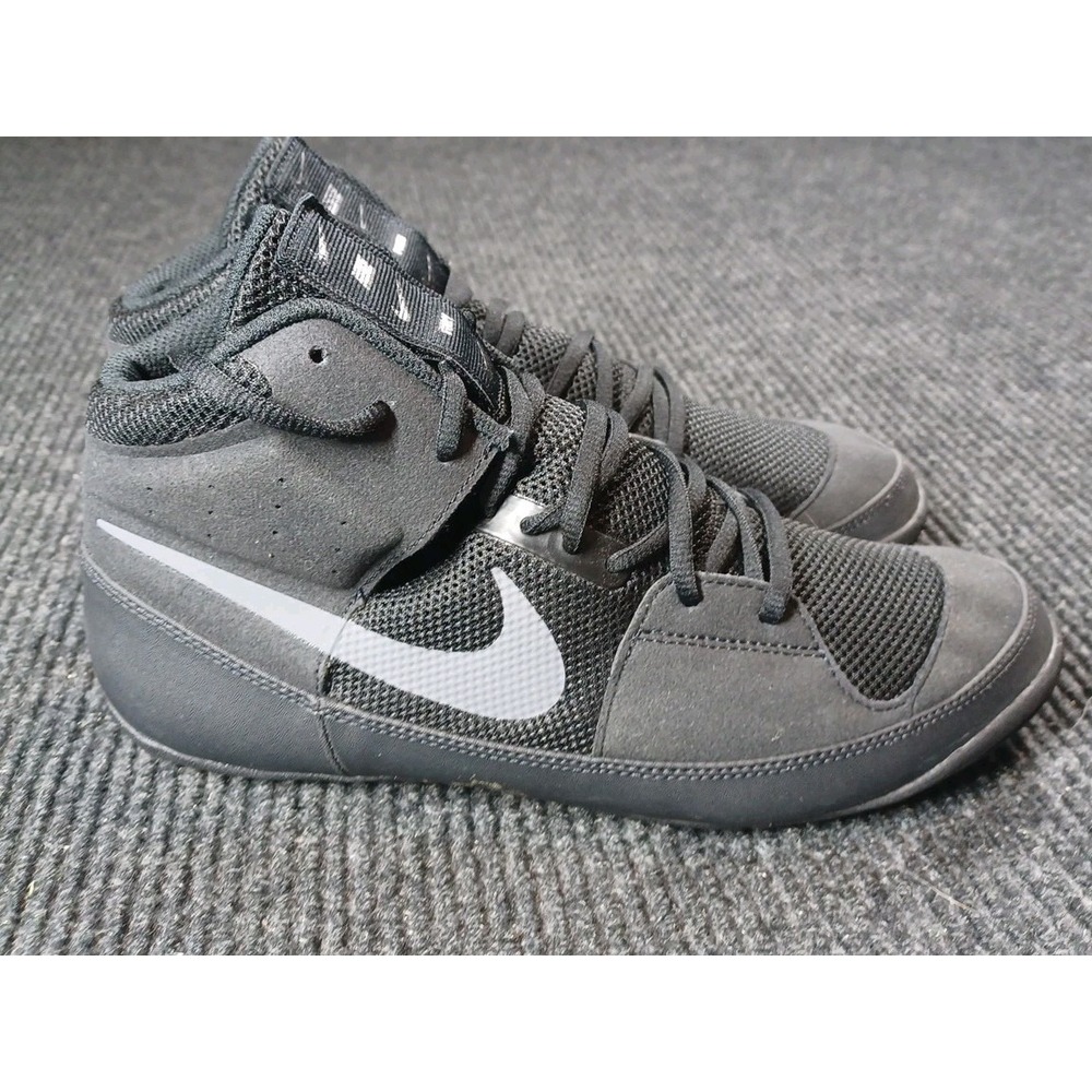 Nike Mens Fury Wrestling Shoes Size 10 Black Grey MMA Combat AO2416-010 - Picture 4 of 7